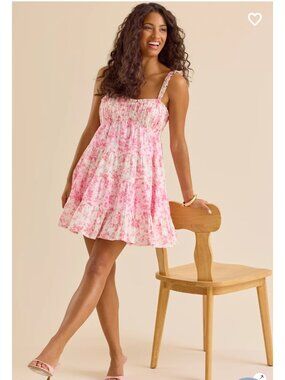 NWT Altar'd State Mel Floral Mini Dress